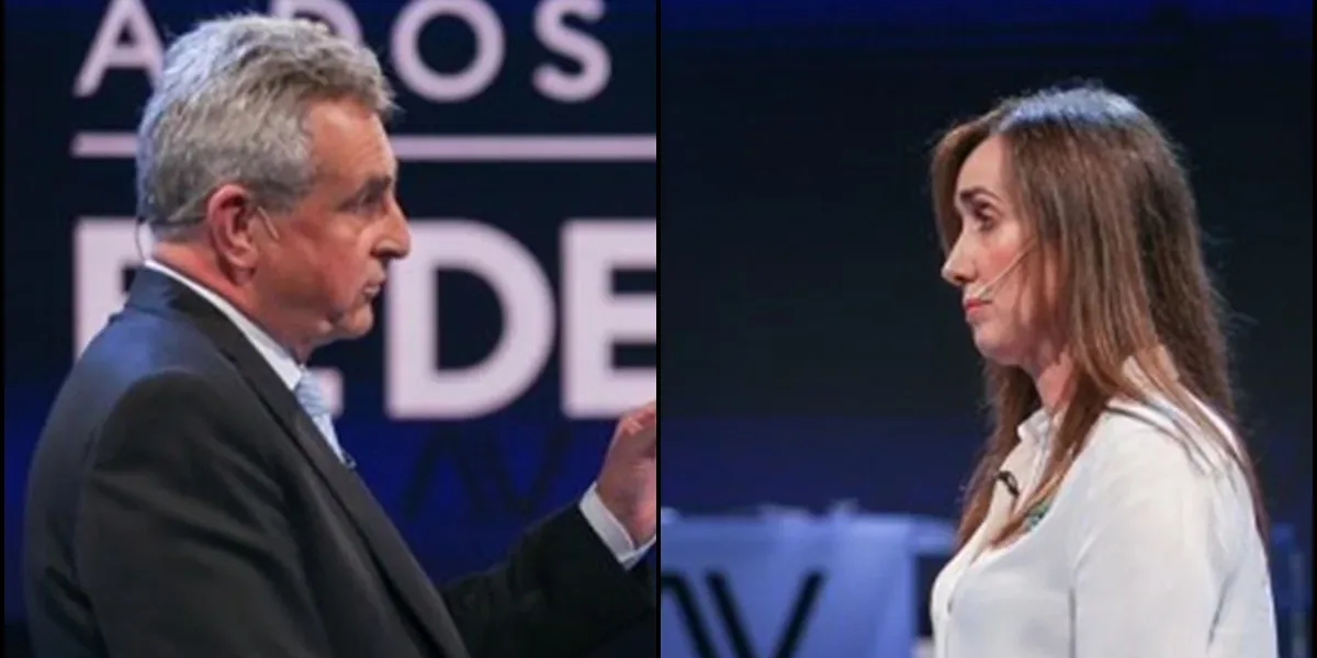 Agustín Rossi and Victoria Villarruel crossed paths in the debate of candidates for vice president