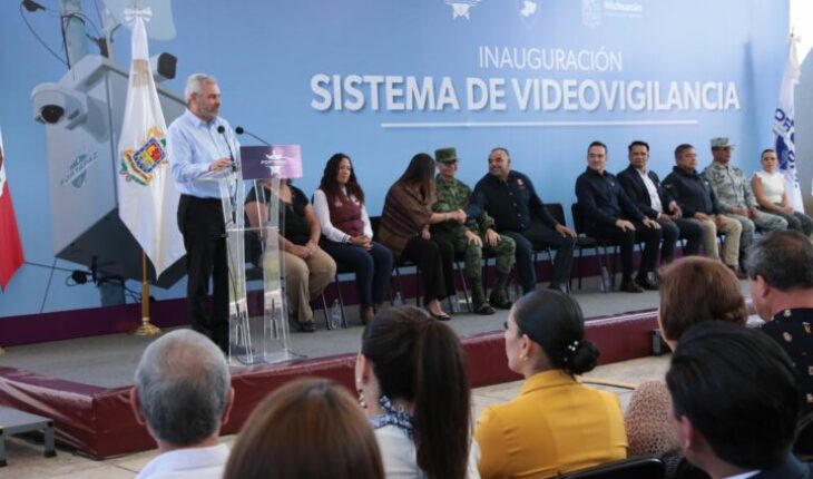Bedolla pone en marcha sistema de videovigilancia vecinal en Jacona y Zamora