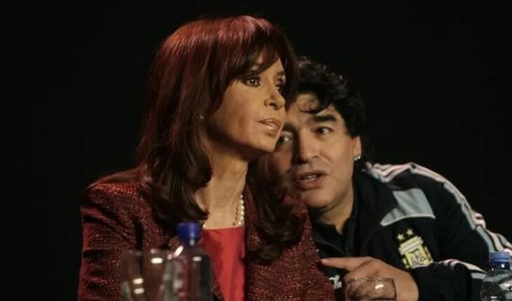 Cristina Fernández paid tribute to Diego Maradona on the third anniversary of his death