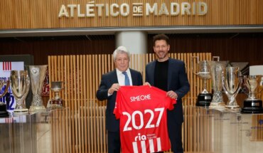 Diego Simeone renovó su contrato con el Atlético de Madrid hasta 2027