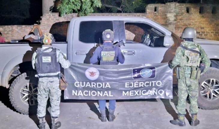 En operativo interinstitucional detienen a 5 presuntos integrantes de célula delictiva en La Huacana