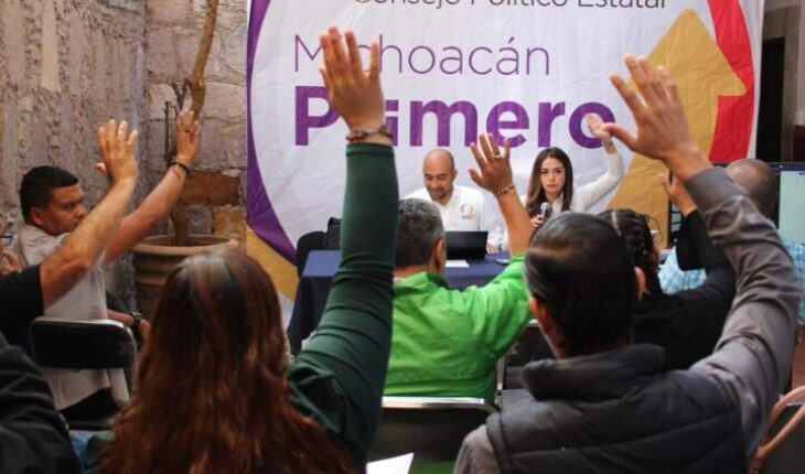 Michoacán Primero aprueba Reglamento de Elección de Candidaturas: parejo, inclusivo y democrático