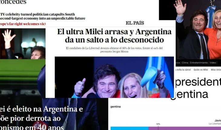 “Similar a Trump”: así reflejaron los medios del mundo el triunfo de Javier Milei