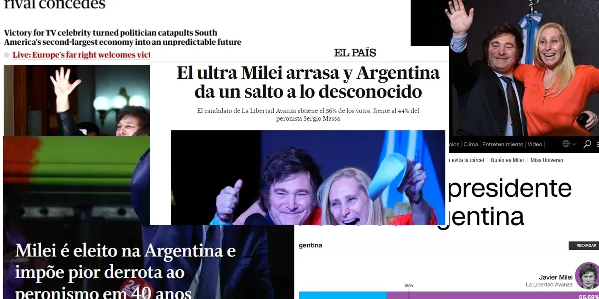 "Similar a Trump": así reflejaron los medios del mundo el triunfo de Javier Milei