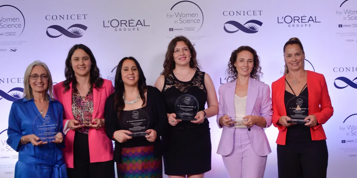 Six Argentine women scientists were recognized with the L'Oréal-UNESCO National Award "For Women in Science"