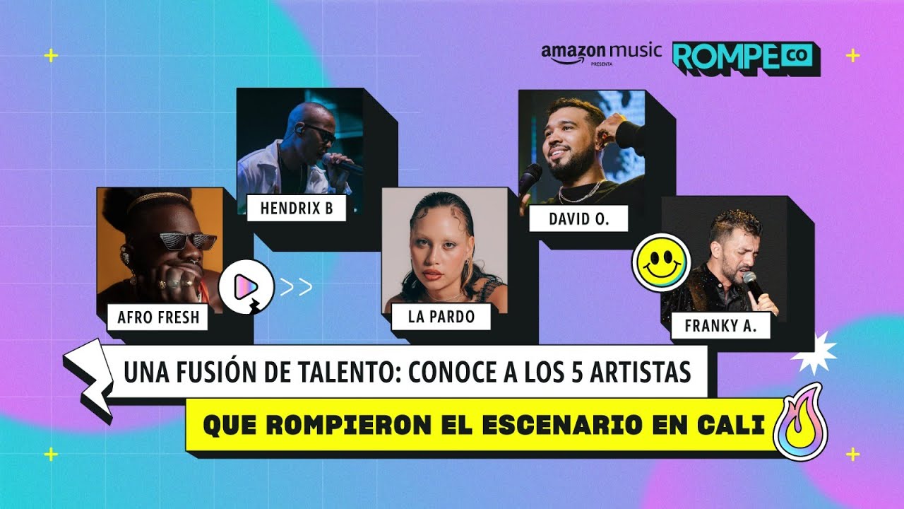 5 artistas emergentes que la rompen en Cali | ROMPE Colombia 2023 de Amazon Music