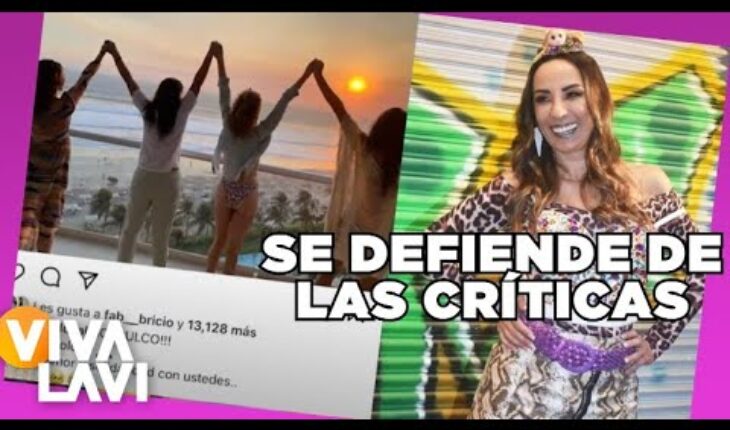 Video: Consuelo Duval se defiende de criticas tras su foto en Acapulco | Vivalavi