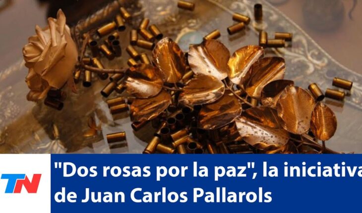 Video: “Dos rosas por la paz”, la iniciativa artística del maestro orfebre Juan Carlos Pallarols
