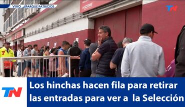 Video: Juega la Scaloneta contra Uruguay y hay fila para retirar las entradas