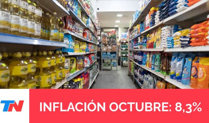 Video: La inflación de octubre fue de 8,3% y acumuló 120% en lo que va del 2023