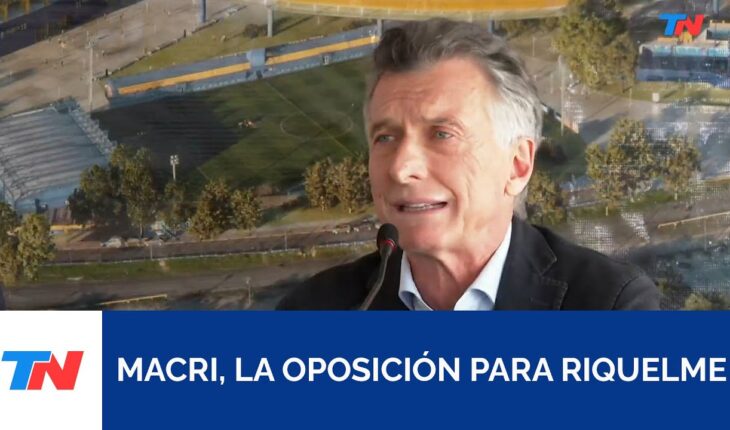 Video: Mauricio Macri presenta su fórmula para competir contra Riquelme en las elecciones de Boca