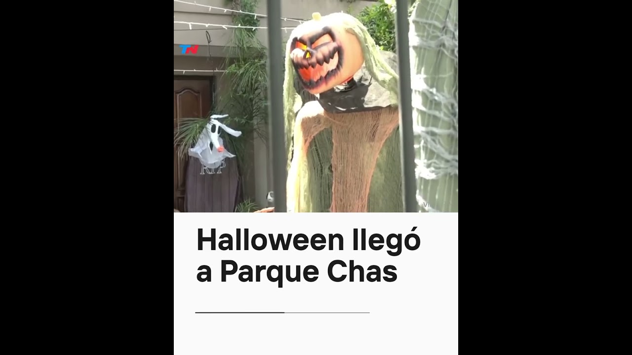 Parque Chas se vistió de Halloween una vez más