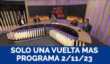 Video: SOLO UNA VUELTA MAS (Programa Completo 2/11/23)
