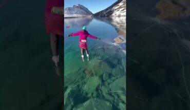 Video: Un paraíso en Alaska I Patinando en un lago congelado