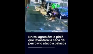 Video: VIOLENTO AGRESIÓN A UN JUBILADO | Le pidió que levantara la caca del perro y lo atacó a palazos