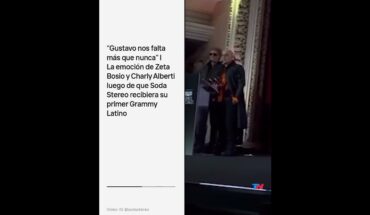 Video: Zeta Bosio y Charly Alberti recibieron un Grammy Latino a la Excelencia Musical de Soda Stereo