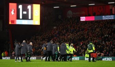 Conmoción en la Premier League: un futbolista sufrió un infarto en pleno partido