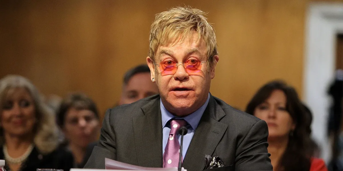 Elton John's call to the British parliament to end AIDS: 'Don't waste your time'