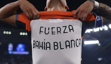 Lautaro Martínez marcó en el triunfo del Inter y le dedicó un mensaje a Bahía Blanca