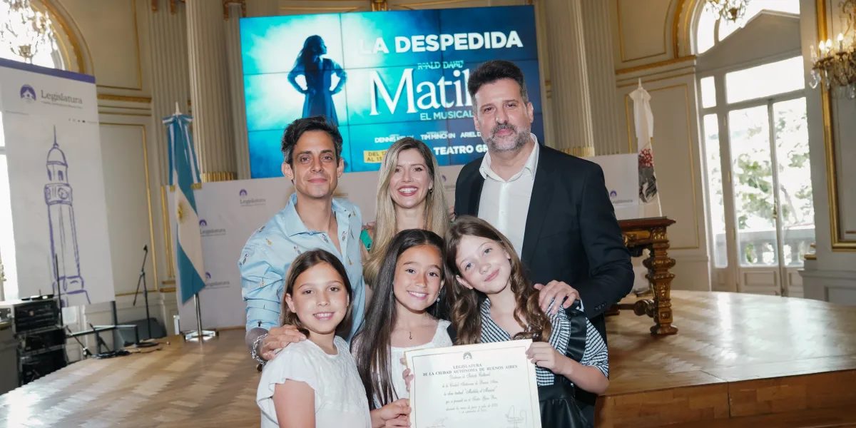 "Matilda, el musical" es declarado de Interés Cultural en la Legislatura porteña