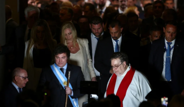 Milei participated in a religious invocation in the Cathedral of Buenos Aires