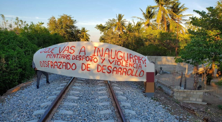 Realizan manifestación pacífica por arranque del Ferrocarril del Istmo de Tehuantepec – MonitorExpresso.com
