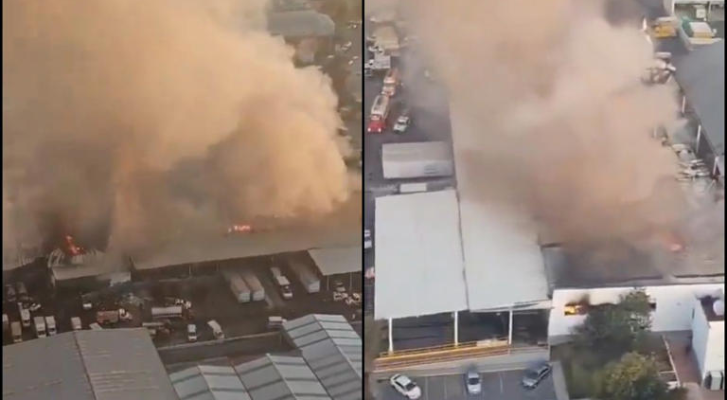 Un incendio sorprendió esta mañana los alrededores de la central de abastos de Puebla – MonitorExpresso.com
