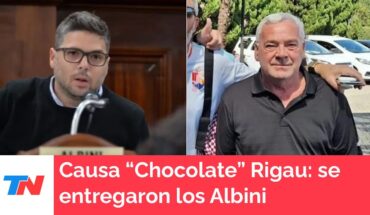 Video: Causa “Chocolate” Rigau: se entregaron el concejal platense Facundo Albini y su padre Claudio
