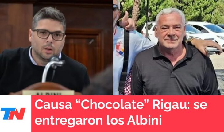 Video: Causa “Chocolate” Rigau: se entregaron el concejal platense Facundo Albini y su padre Claudio