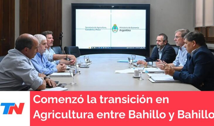 Video: Comenzó la transición en Agricultura tras un encuentro entre Juan José Bahillo y Fernando Vilella