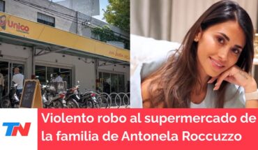 Video: En un violento asalto, robaron más de $8 millones al supermercado de la familia de Antonela Roccuzzo