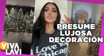 Video: Kim Kardashian presume su lujosa decoración navideña | Vivalavi