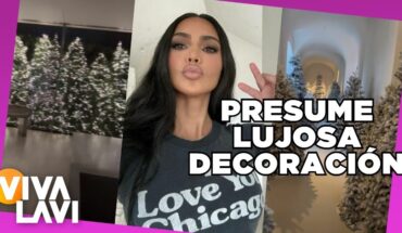 Video: Kim Kardashian presume su lujosa decoración navideña | Vivalavi