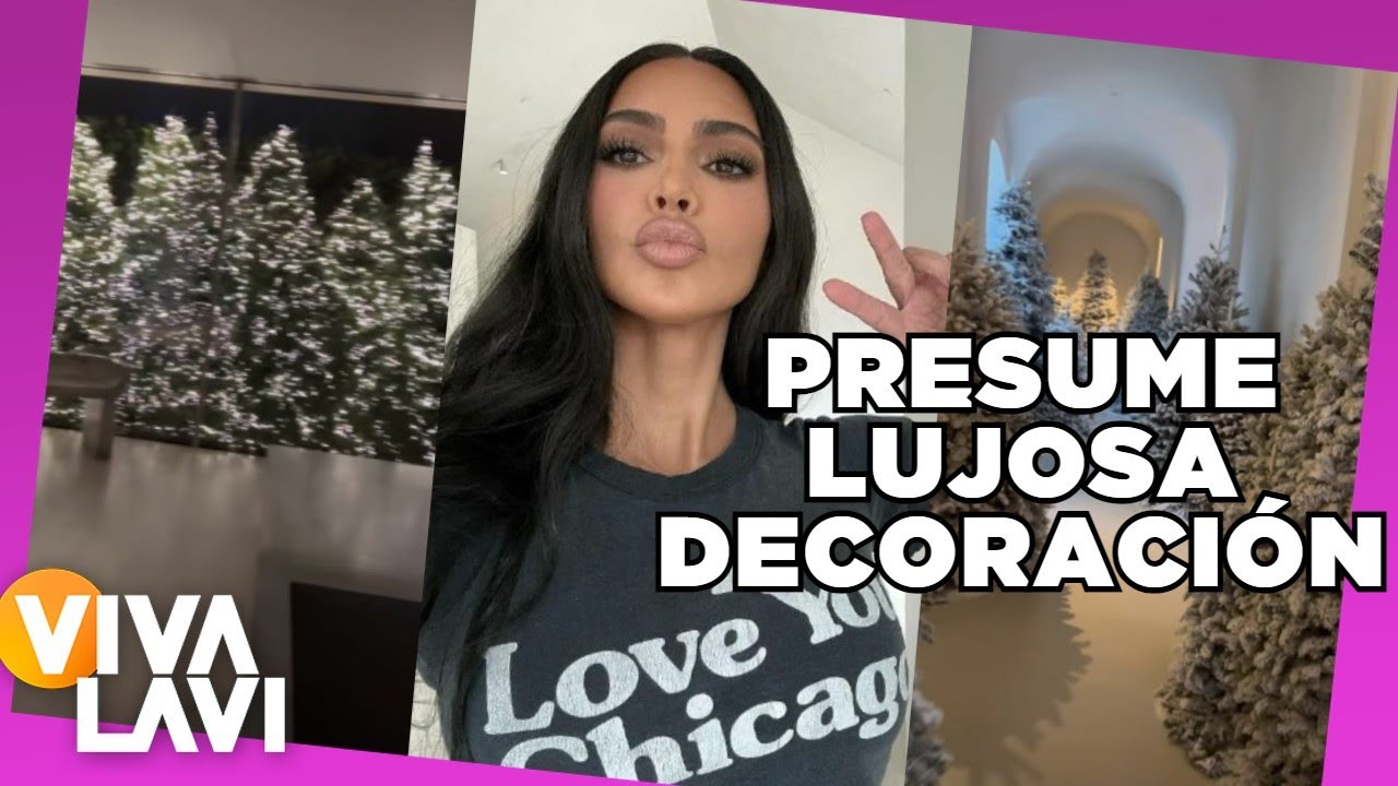 Kim Kardashian presume su lujosa decoración navideña | Vivalavi