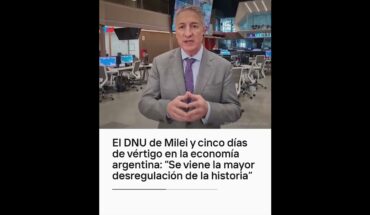 Video: “Momento de vértigo en la economía argentina antes de Navidad”, por Adrián Ventura I #Shorts