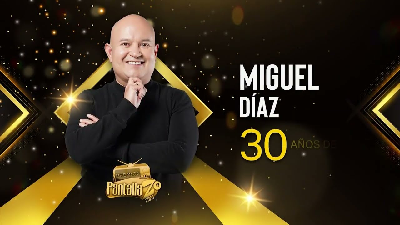 Reconocen los 30 años de trayectoria de Miguel Díaz | Premios Pantallazo 2023