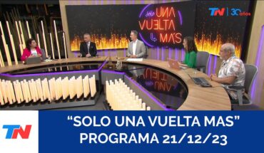 Video: SOLO UNA VUELTA MAS I Programa Completo 21/12/23
