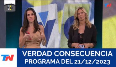 Video: VERDAD CONSECUENCIA (Programa completo del 21/12/2023)