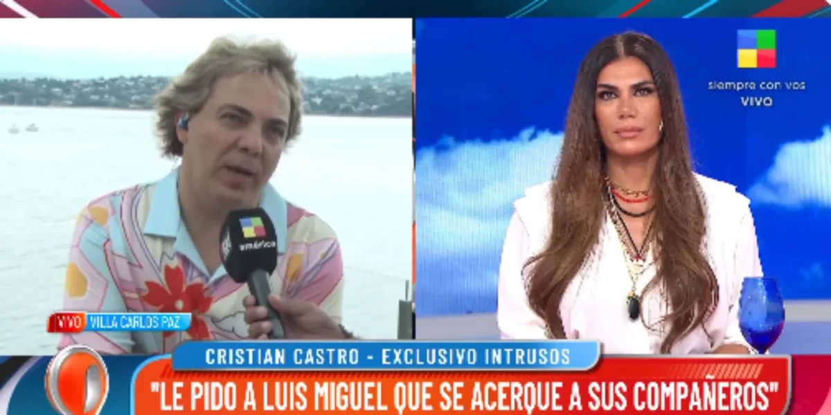 Cristián Castro habló de su enemistad con Luis Miguel: "Luis se tiene que acercar a sus compañeros"