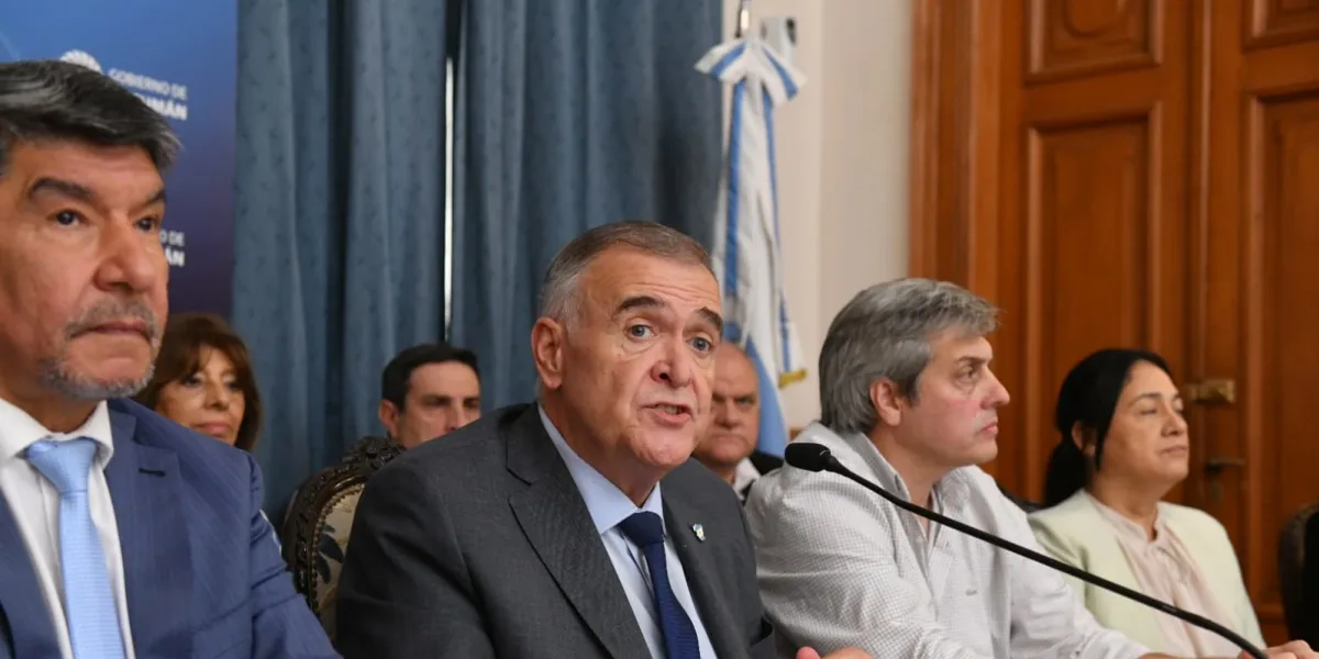 El gobernador de Tucumán defendió su apoyo al dictamen del oficialismo por la Ley Ómnibus