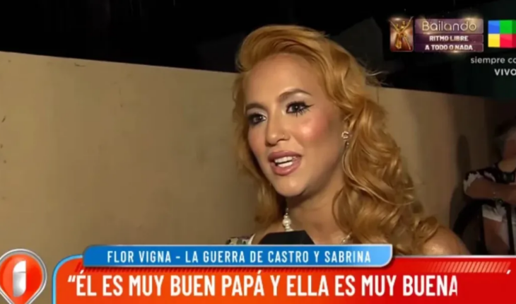 Flor Vigna spoke about Sabrina Rojas’ statements against Luciano Castro: “He goes out of his way for his children”
