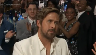 La reacción de Ryan Gosling tras ganar un premio por la canción “I’m Just Ken”