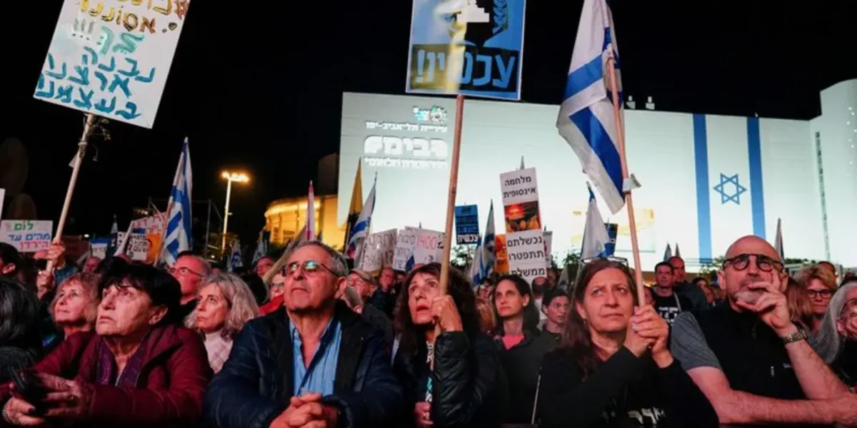 Tel Aviv: manifestantes pidieron un cambio en el gobierno de Netanyahu