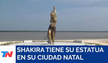 Video: COLOMBIA I Barranquilla erigió una estatua en honor a Shakira, su hija predilecta