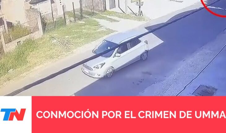 Video: CONMOCIÓN POR EL CRIMEN DE UMMA: las imágenes de los disparos en el auto donde iba la nena de 9 años