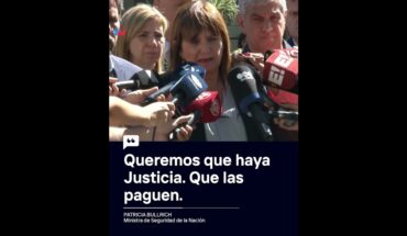 Video: EL DOLOR DE PATRICIA BULLRICH POR EL CRIMEN DE UMMA: “Queremos que haya justicia, que las paguen”