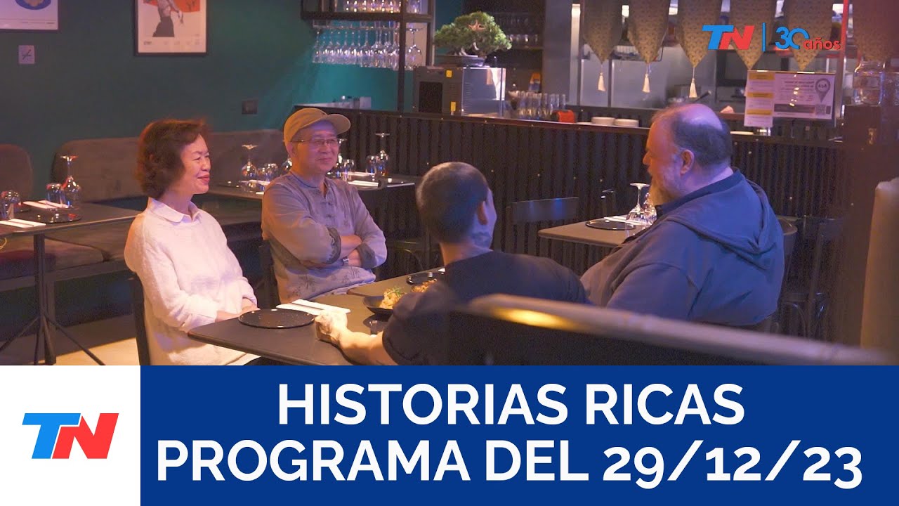 HISTORIAS RICAS (Programa completo del 29/12/2023)