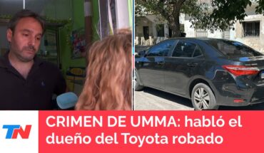 Video: Habló el dueño del auto robado con el que los delincuentes abordaron y asesinaron a Umma
