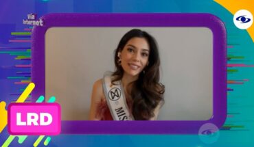 Video: La Red: Camila Pinzón, Miss Mundo Colombia, recibió el Premio Mundial de Paz- Caracol TV