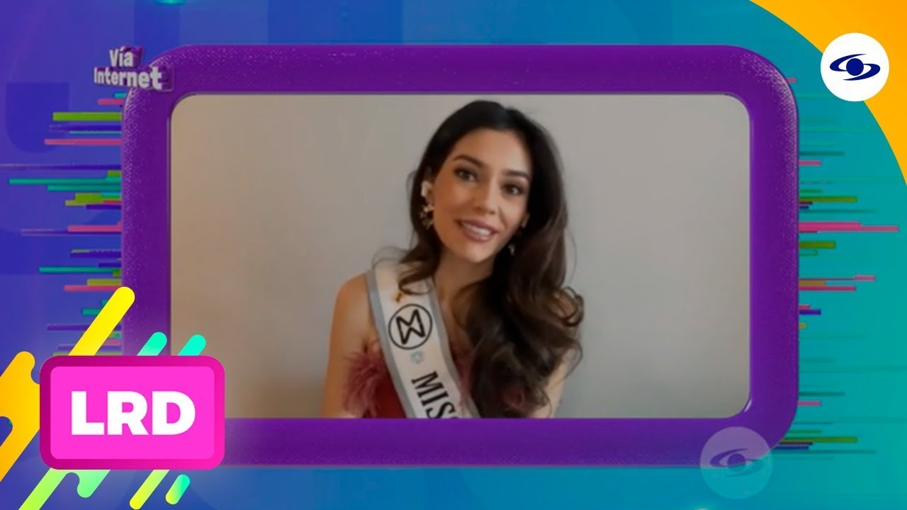 La Red: Camila Pinzón, Miss Mundo Colombia, recibió el Premio Mundial de Paz- Caracol TV